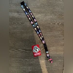 Hastune Miku and Vocaloids Character Lanyard with Music Note Charm